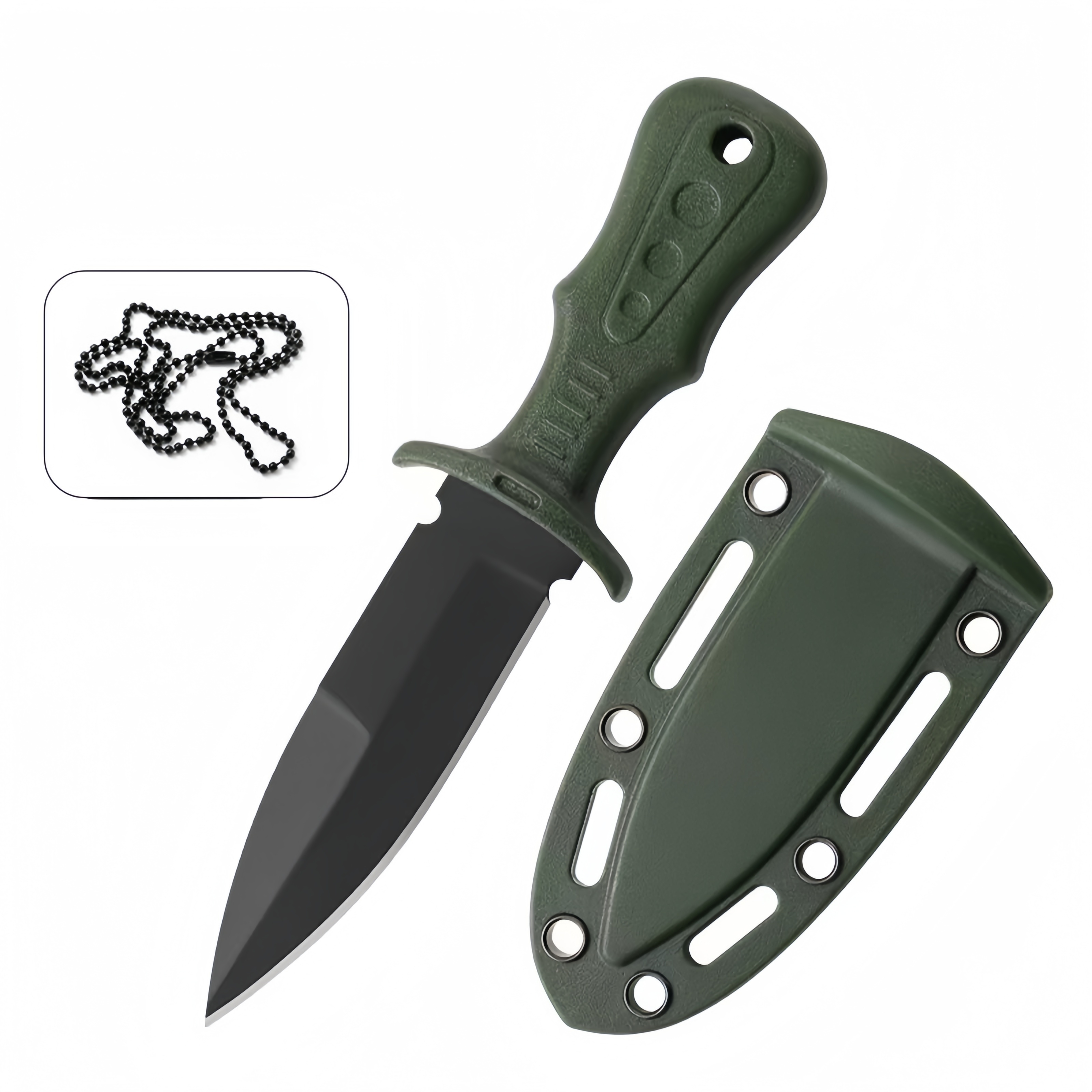 Small Neck Knife Portable Knife Durable Knife Sheath Outdoor - Temu