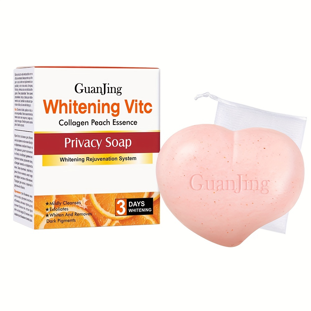 Brighten Whiten Skin Tone Vc Collagen Handmade Soap! - Temu