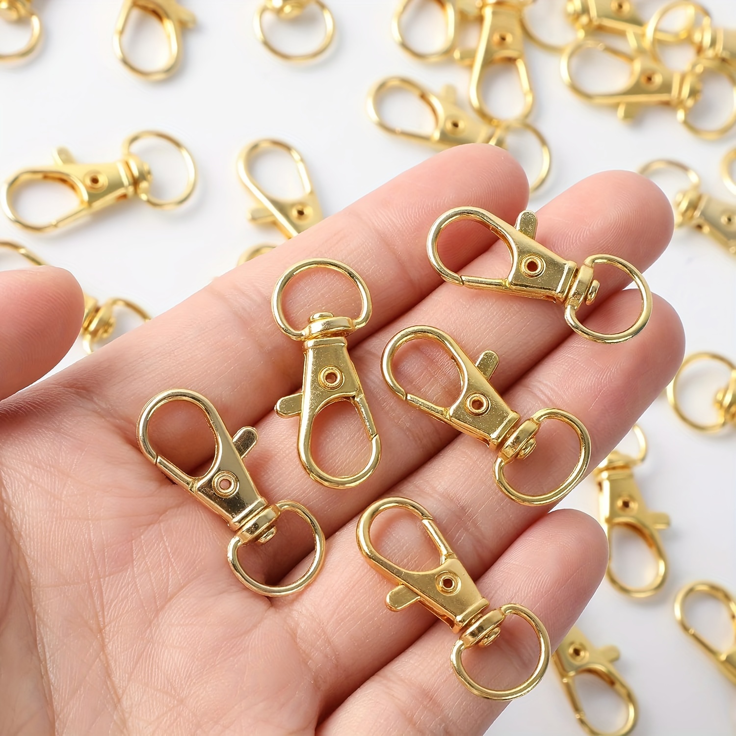 Golden Swivel Clasps Lanyard Snap Hooks Key Rings Key Chain - Temu Mexico