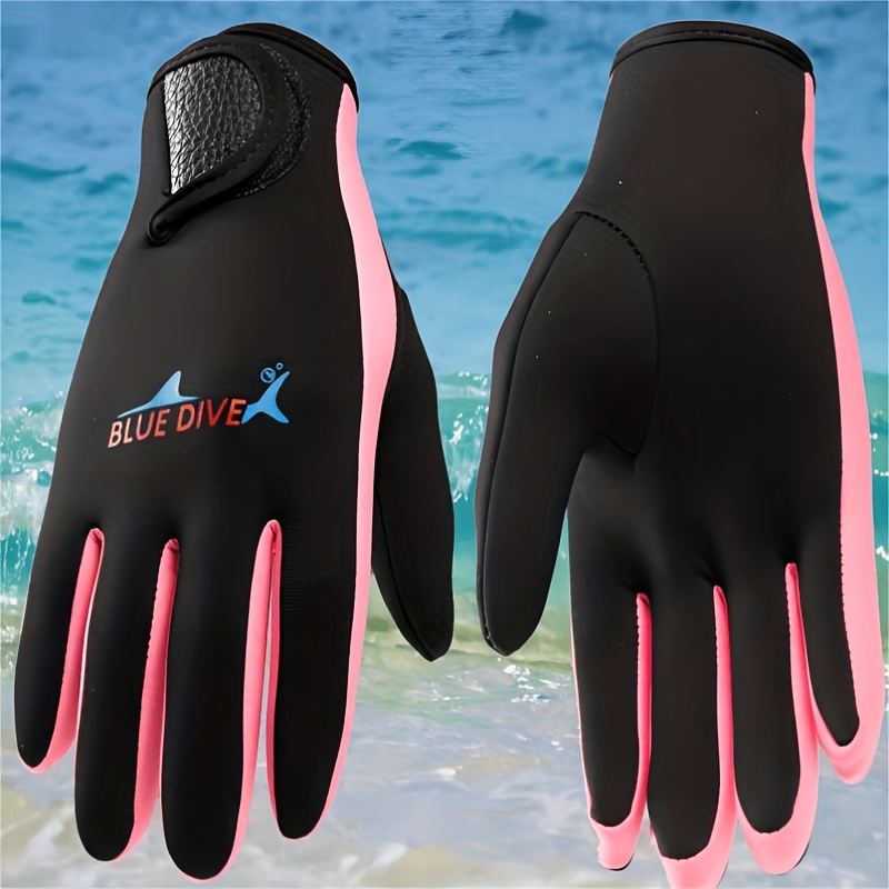 Durable Anti Slip Diving Gloves Winter Swimming Surfing Underwater Work