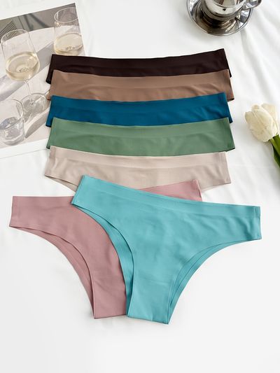 seamless low waist bikini panties multicolor pack womens underwear lingerie