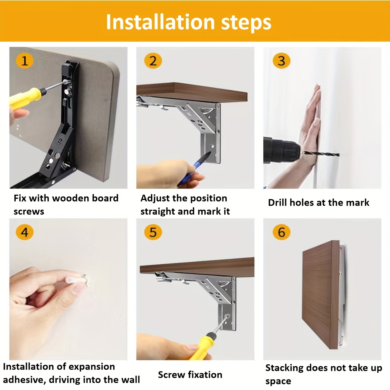 Tetravan M.O.A.B. Heavy-Duty Drop-Down Folding Bracket