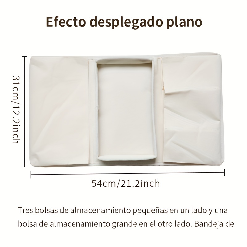  Bolsa de almacenamiento para sofá, reposabrazos, cama, bolsa de  almacenamiento, sofá, silla, TV, soporte de control remoto, sillones,  organizador de sofá para teléfono celular, libros, revistas, vasos,  bebederos, aperitivos, bolsa ahorradora