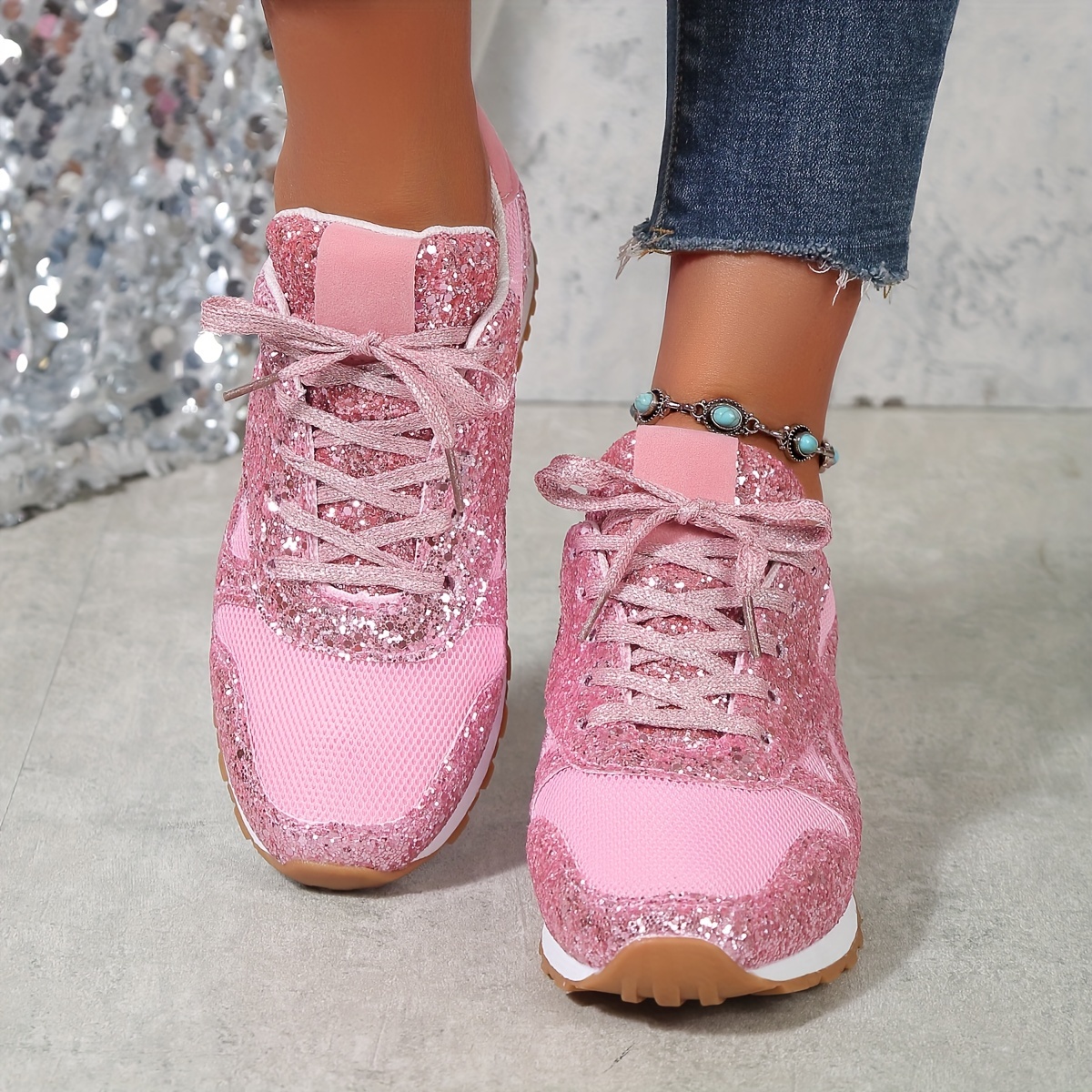 Glitter Sneakers (3 Colors)