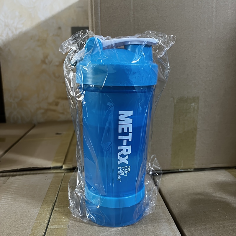 Shaker Bottle With Pill Organizer, 3 Tier Protein Shaker Bottle