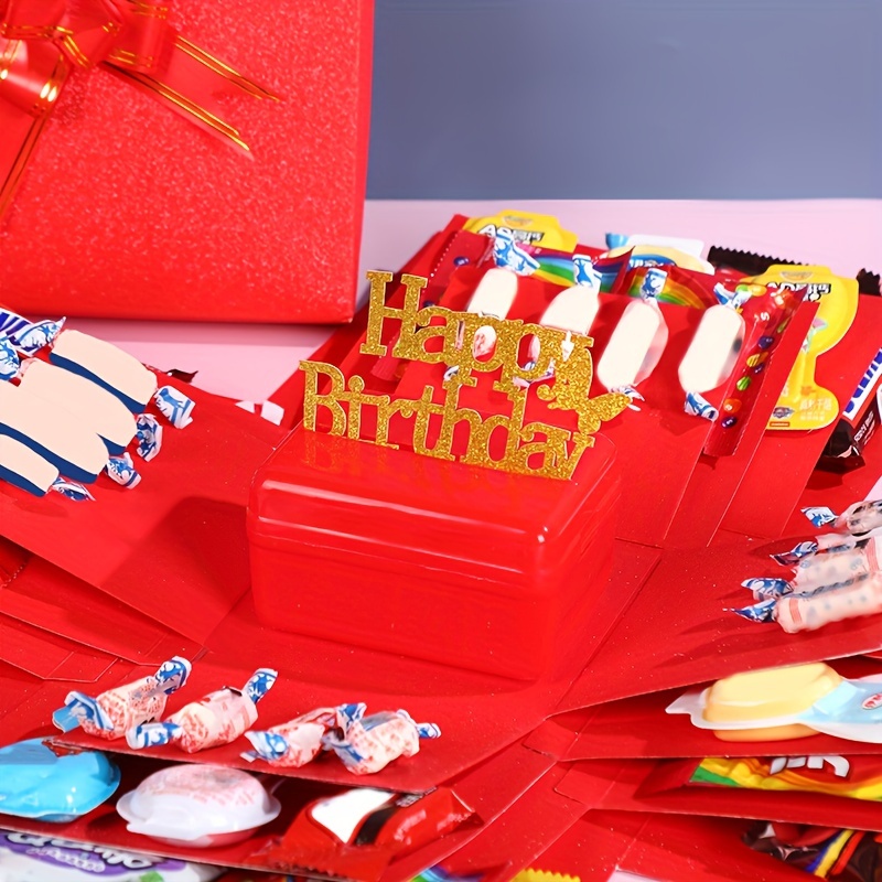 1pc Boîte cadeau Surprise Snack Boîte D'emballage De Cadeau - Temu