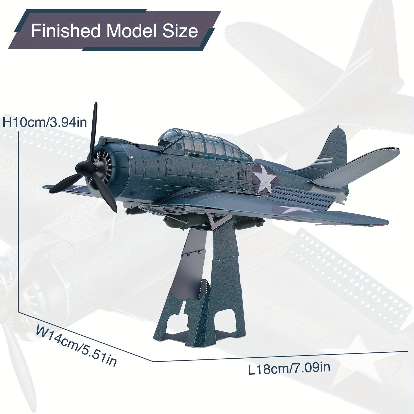 3D Metal Puzzles - Aircraft – Military Gifts Direct