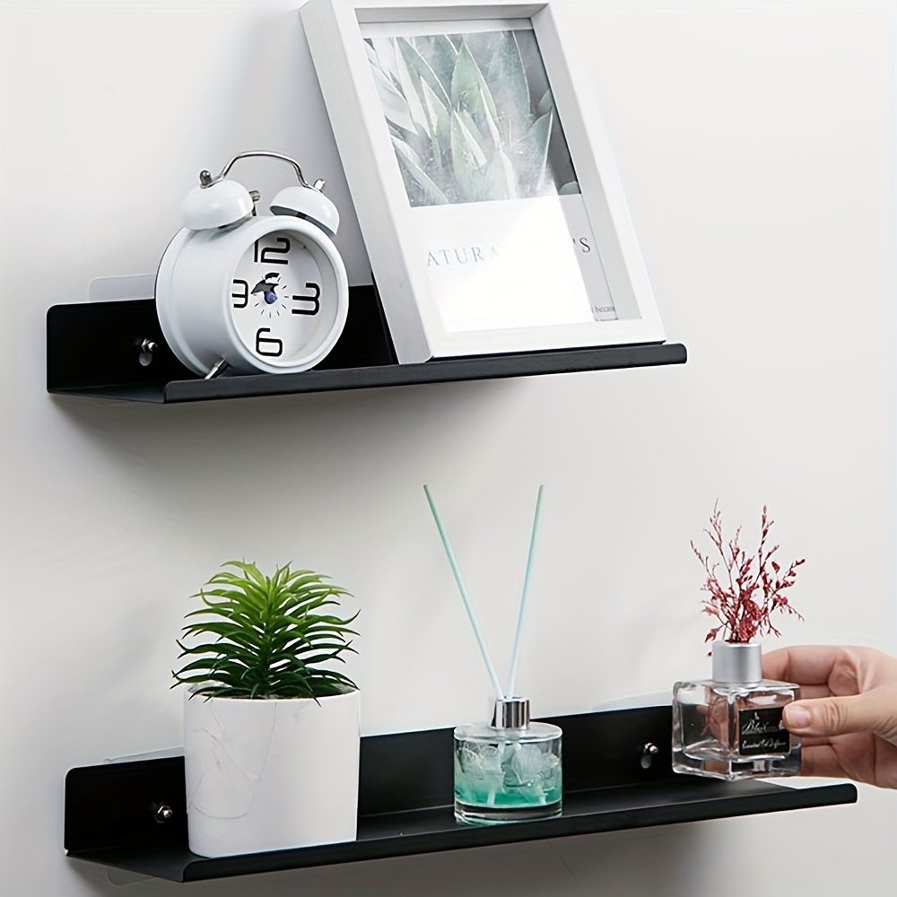 Upgrade Your Home Decor With These Wall-mounted Floating Shelves - No  Drilling Required! - Temu