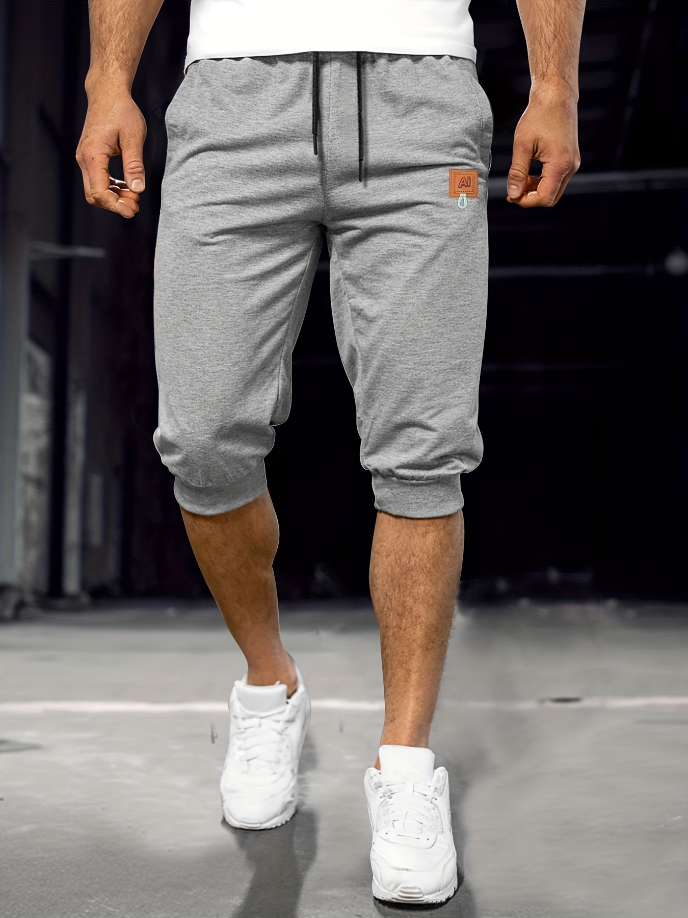 Pantalones Cortos Deportivos Estilo Casual Hombres Ideal - Temu