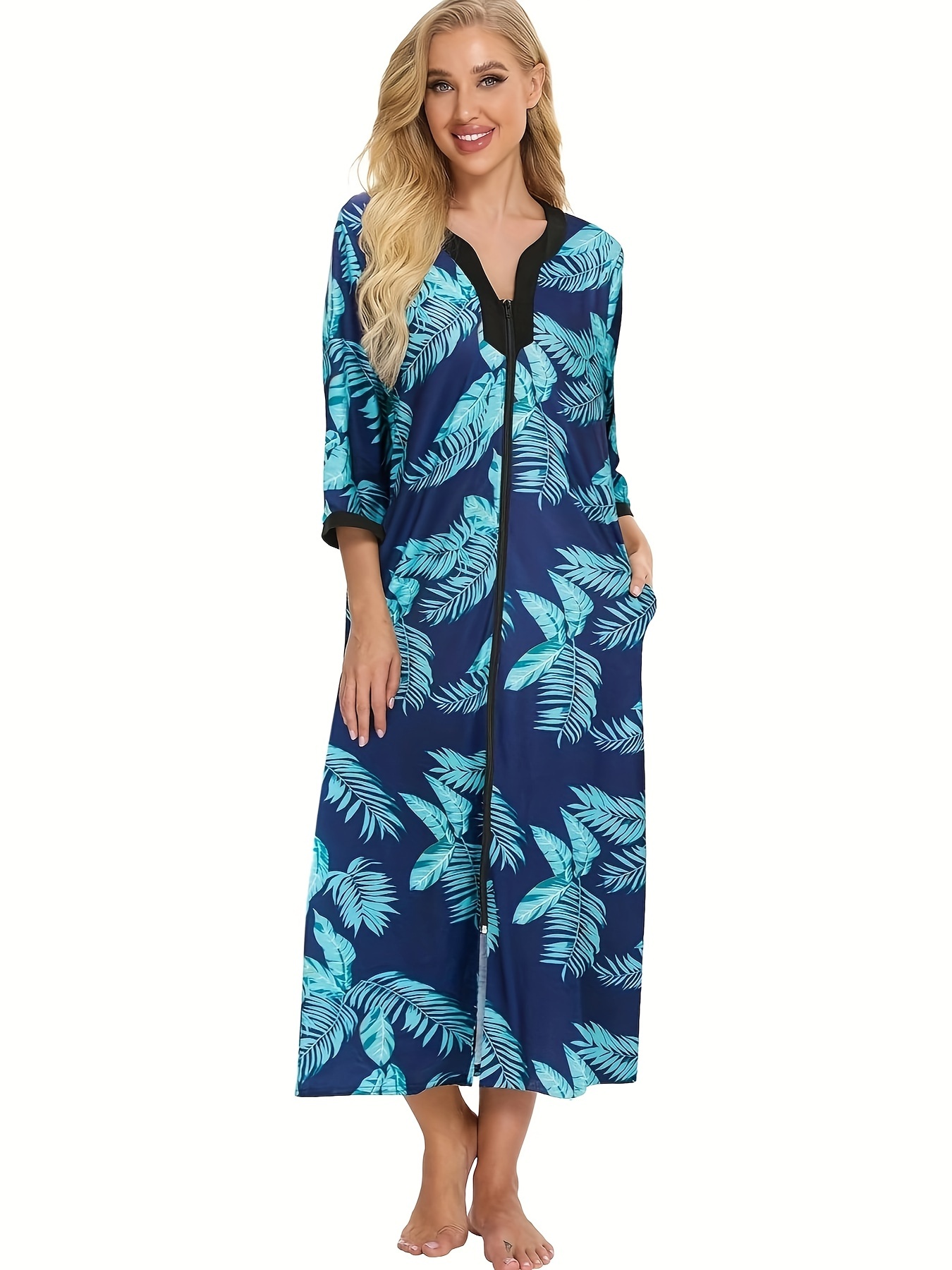 Womens Sleepwear Desert At Night Pajama Robe Abstract Nature Long Sleeve  Cute Pajamas Robes Women V Neck Leisure Autumn Custom Dress From 18,22 €