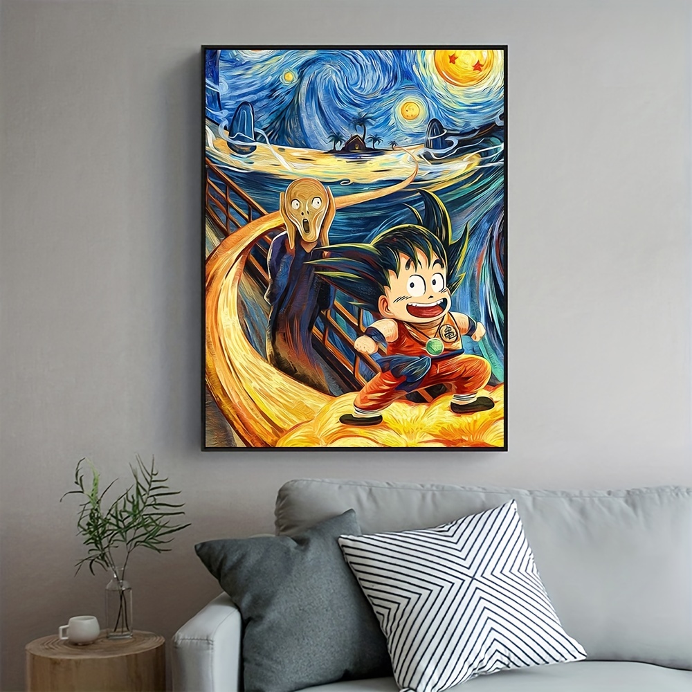 Dragon Ball Sun Goku anime personaje personaje cartel pegatinas