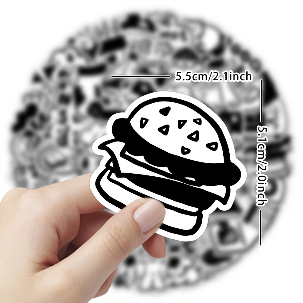 Cute Cartoon Stickers Waterproof Vinyl Stick Figure Funny - Temu