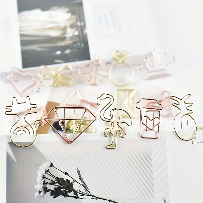 20pcs Paper Clip Shaped Bookmark Clip Bulk