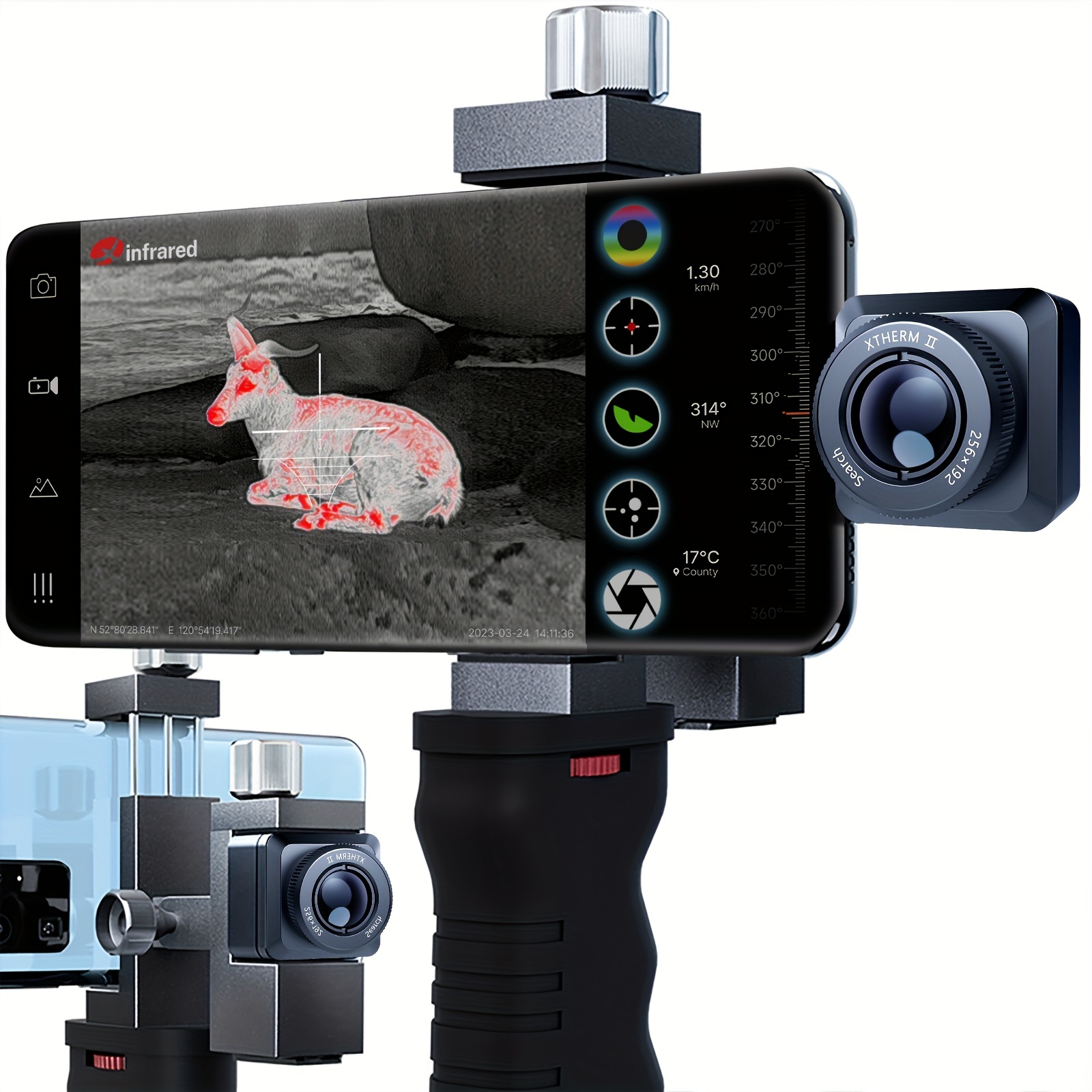 Mobile Thermal Imager 256x192 High-resolution -15 600 Industrial