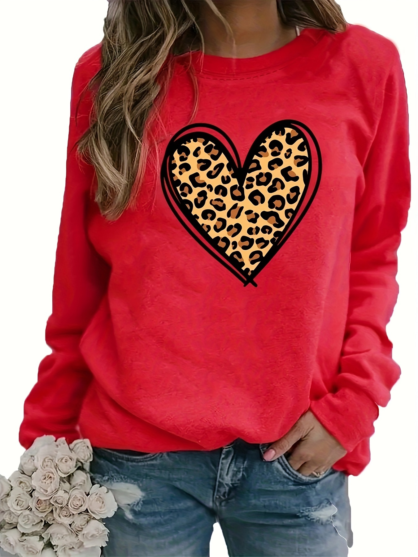 Tween Girls Stylish Leopard Colorblock Drop Shoulder Pullover Sweatshirts,Mixed Color,$8.59,11Y,Temu