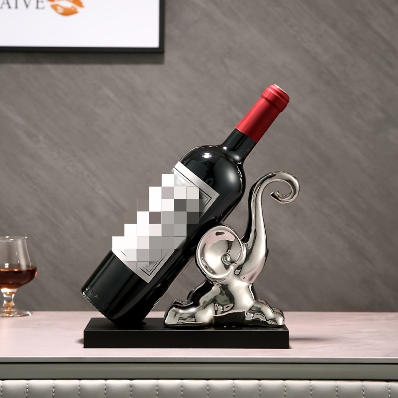 Soporte de copa de vino colgante de metal para copas de vino, soporte de  exhibición independiente para copas de vino, moderno soporte para copas de