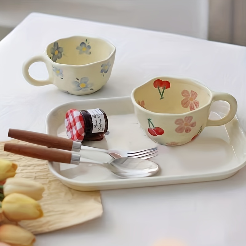 Irish Coffee Mugs Set Glass Coffee Cups With Handles Footed - Temu