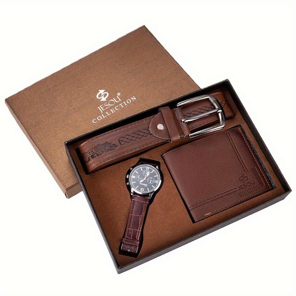 Mens wallet 2025 and watch set