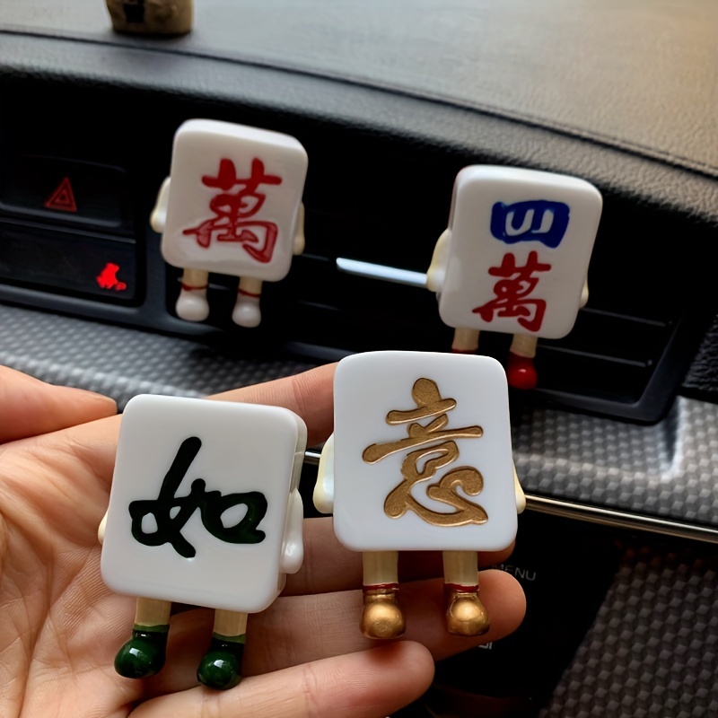 1 Stück Auto-Aromatherapie-Dekoration Mahjong – Alles Geht Gut, Luftauslass- Parfüm, Langanhaltender Duft, Geruchsentfernende Auto-Innendekoration - Temu  Germany