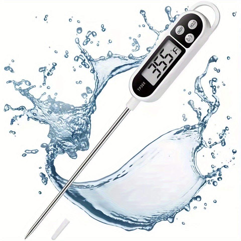 Termometro digitale per alimenti TP300 Carne di latte Tacchino Strumento di  cottura Struttura a penna Sonda alimentare per cucina Barbecue-bianco e  nero (BCVBFGCXVB) : : Casa e cucina