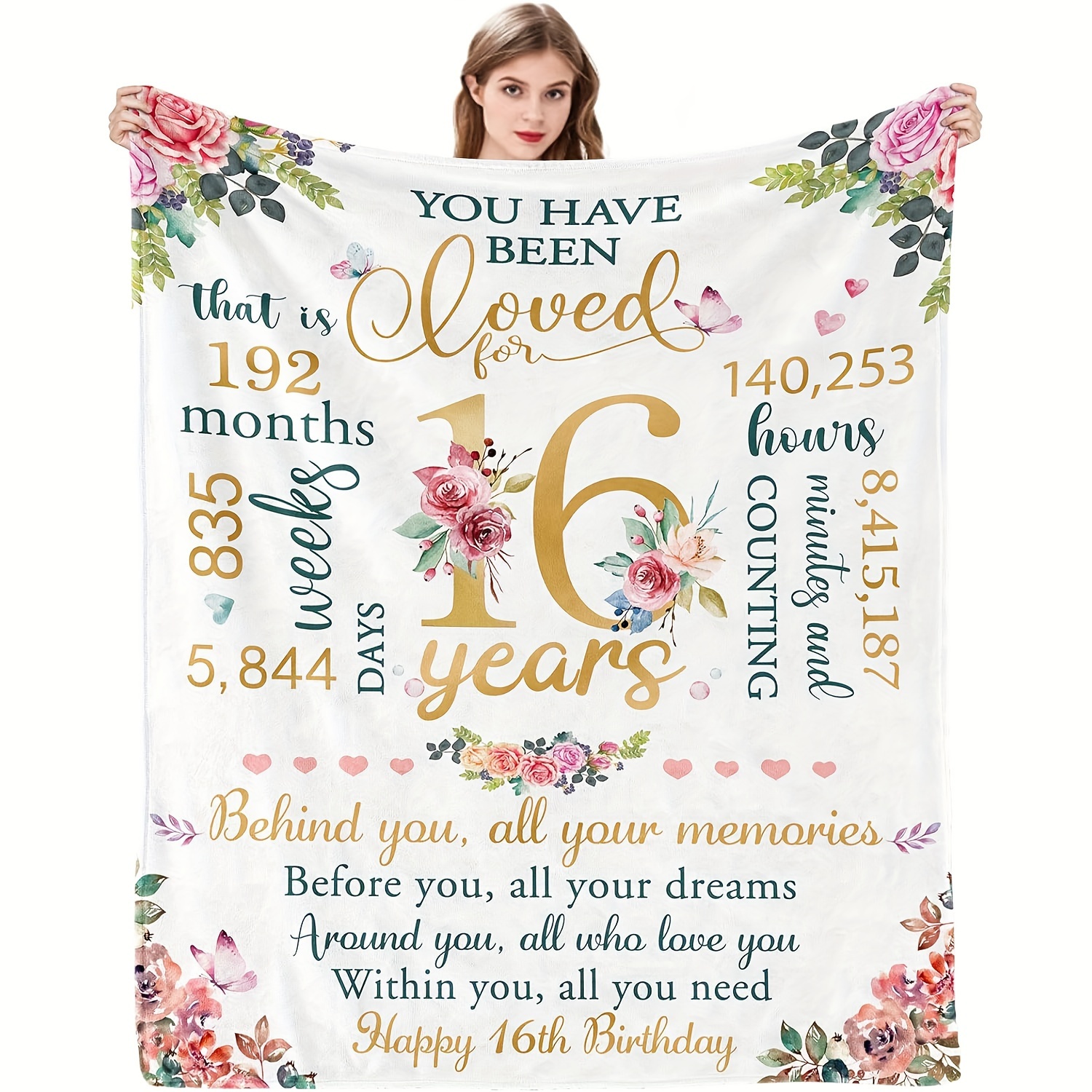 16 Year Old Girl Gift Ideas Blanket Gifts For 16 Year Old - Temu