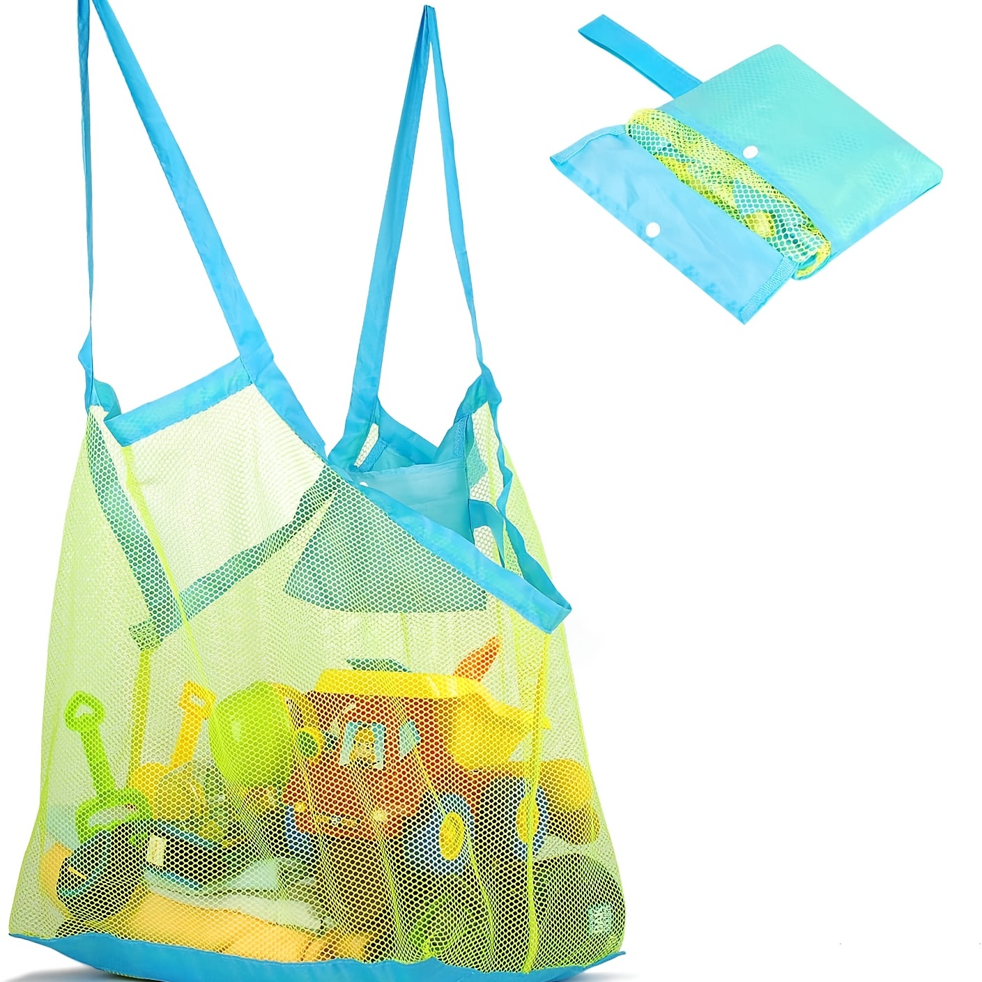 Kinder Strand Mesh Tasche Tragbare Spielzeug Badeanzug