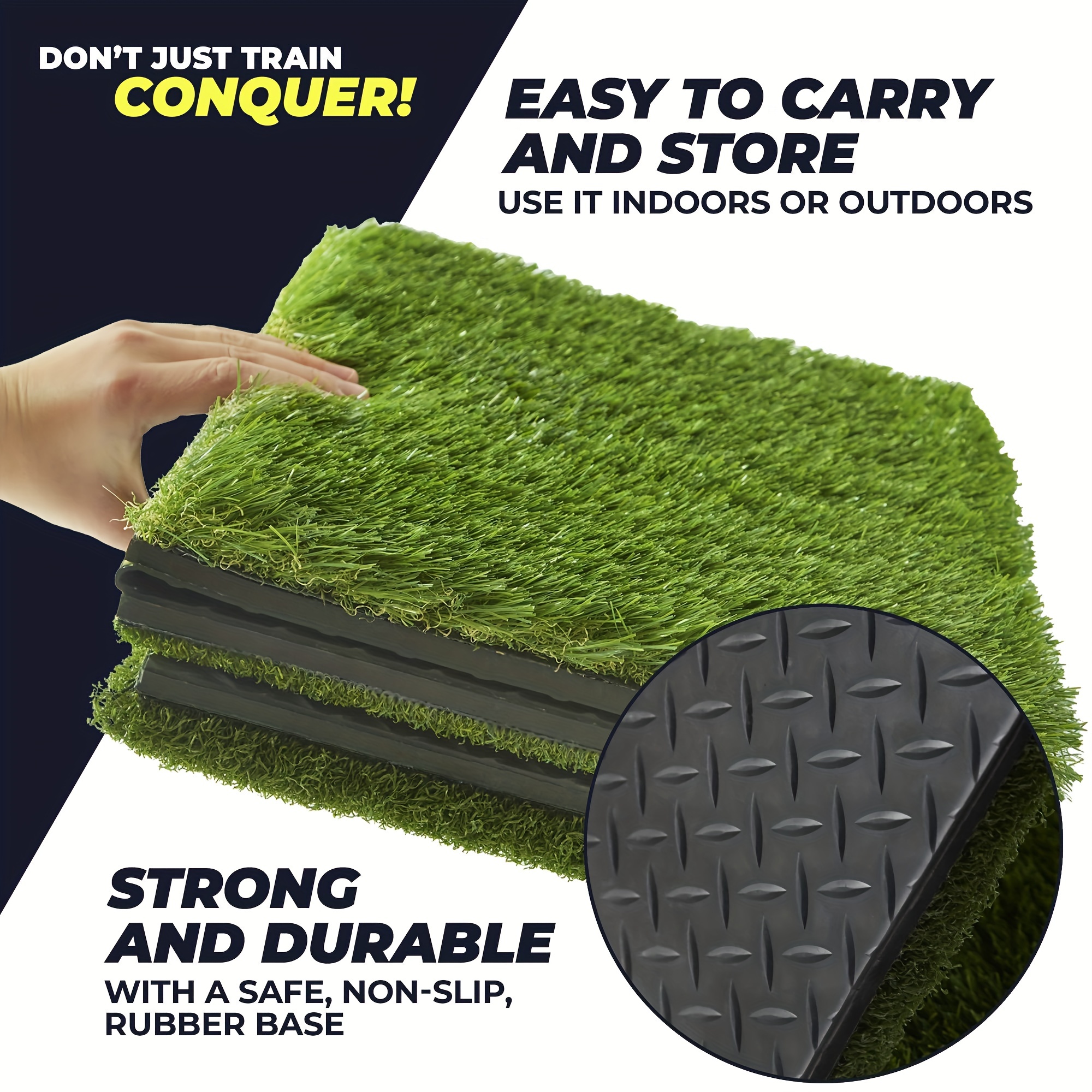 Golf Mat and Chipping Net for Backyard