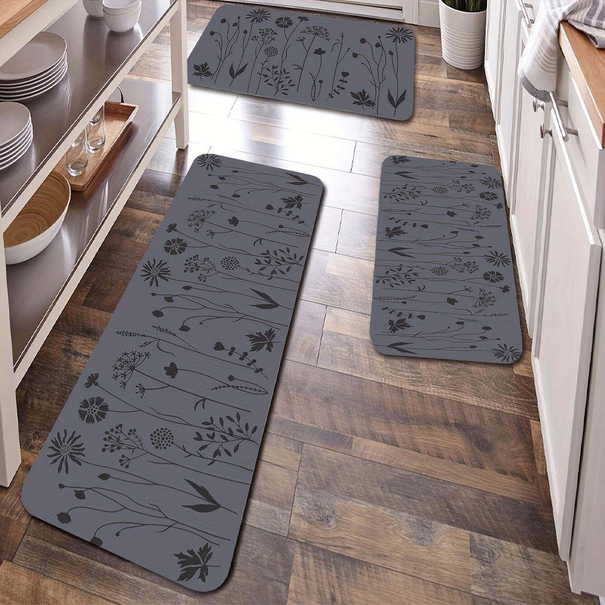 Kitchen Floor Mats Cushioned Anti Fatigue - Temu Canada