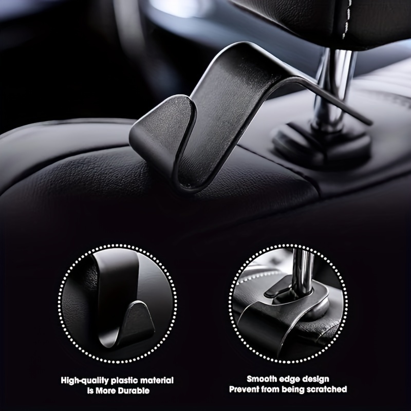 Car Backseat Headrest Hook Hanger Universal And Durable - Temu