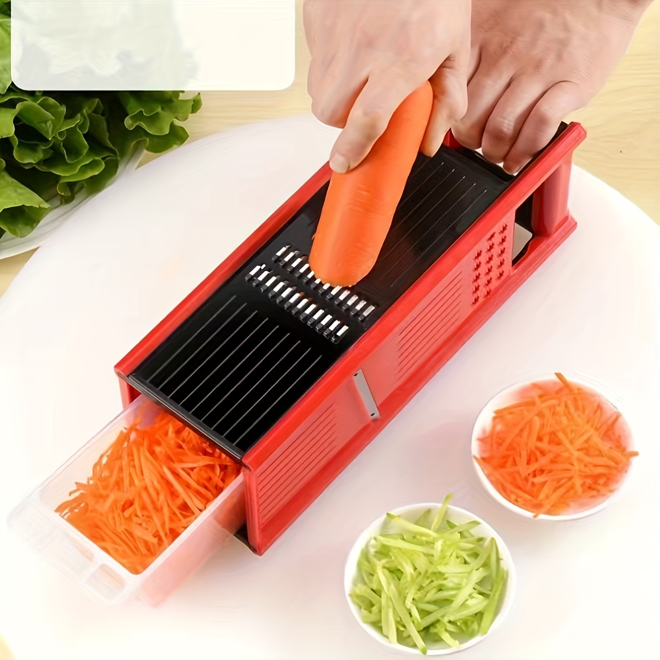 Multi Functional Vegetable Cutter Kitchen Gadget Shredder Household Potato  Shredder For Onion, Garlic, Carrot, Potato -d