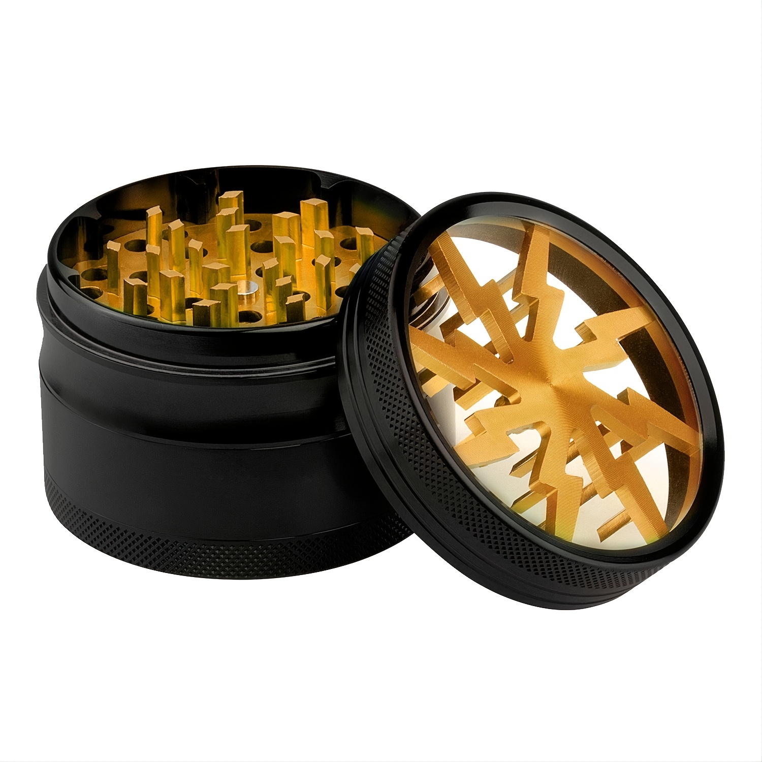 Four-layer Herb Grinder, Spice Grinder, Tobacco Herb Spice Grinder, Herbal  Alloy Smoke Crusher - Temu