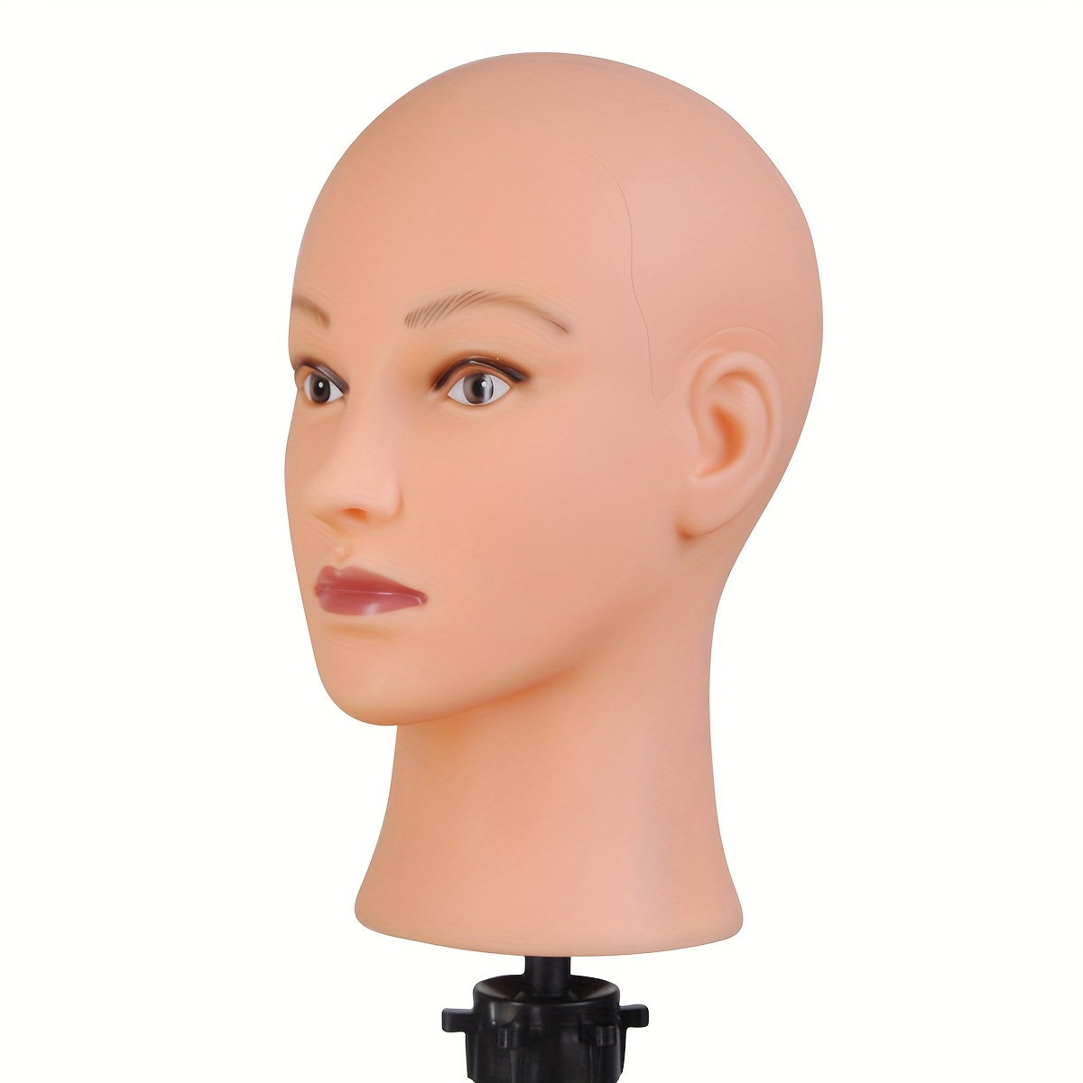 Bald Mannequin Head Soft Professional Cosmetology Model Head - Temu