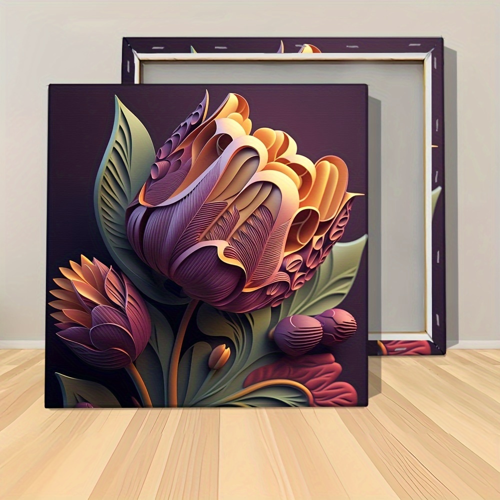 Frame Painting With Inner Frame Wall Decoration Painting - Temu