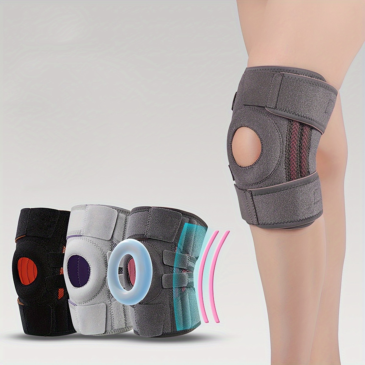 Decompression Knee Brace, Stable Support of The Knee, Effective Relief of  ACL, Arthritis, Meniscus Tear, Tendinitis Pain, Adjustable Compression  Band, Suitable for Men and Women 