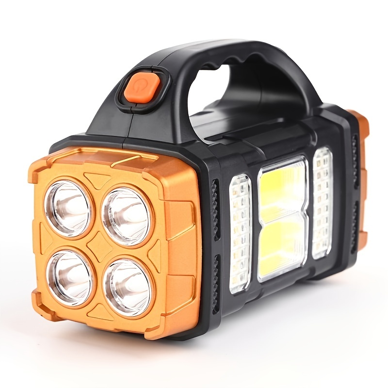 Portable LED Camping Lantern Waterproof Solar USB Rechargeable LED  Flashlight Emergency Fishing Light