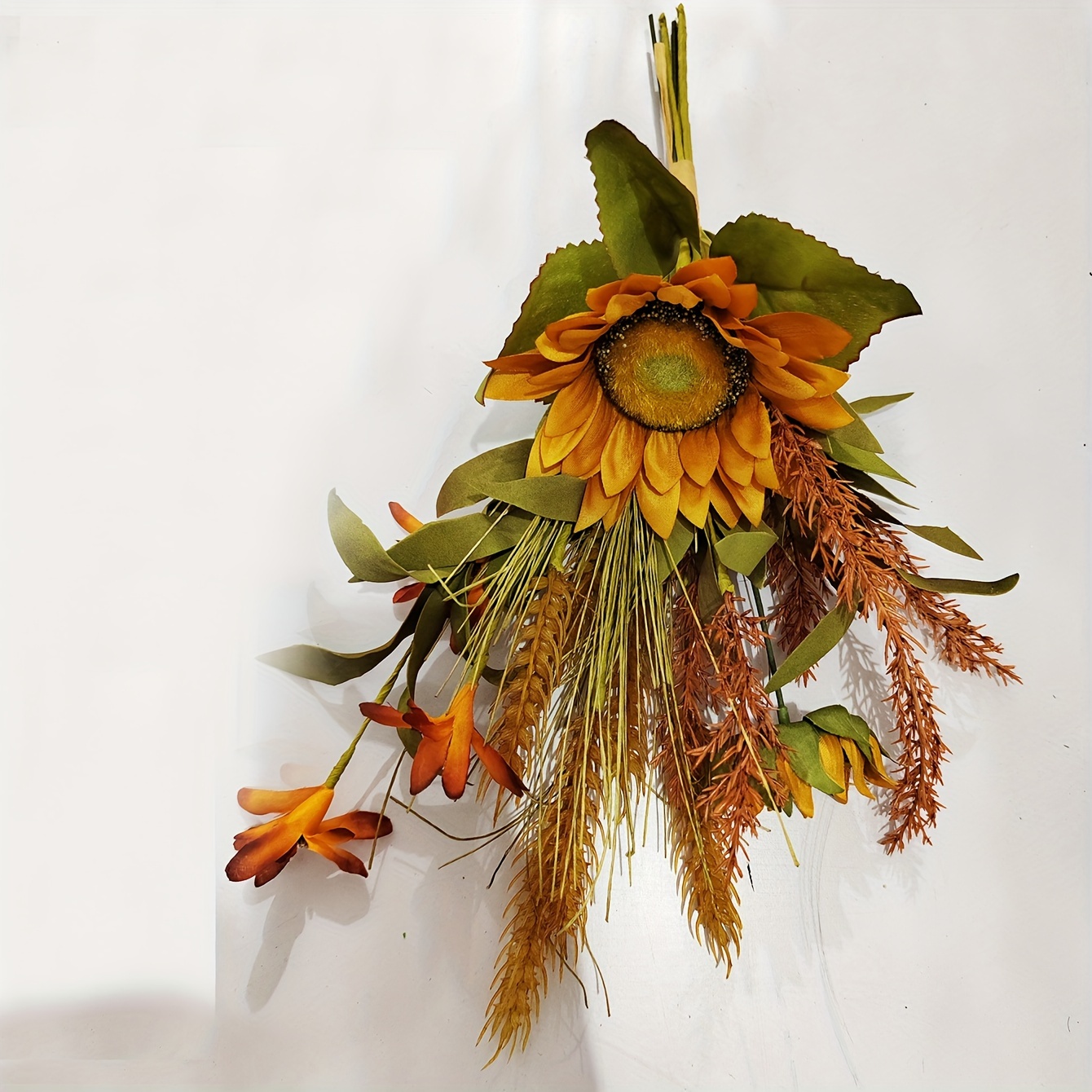 1pc 秋の造花ブーケ、シミュレーションハロウィン感謝祭ひまわりブーケ、秋と冬のひまわりブーケ結婚式開催花装飾 Temuで節約 Temu  Japan