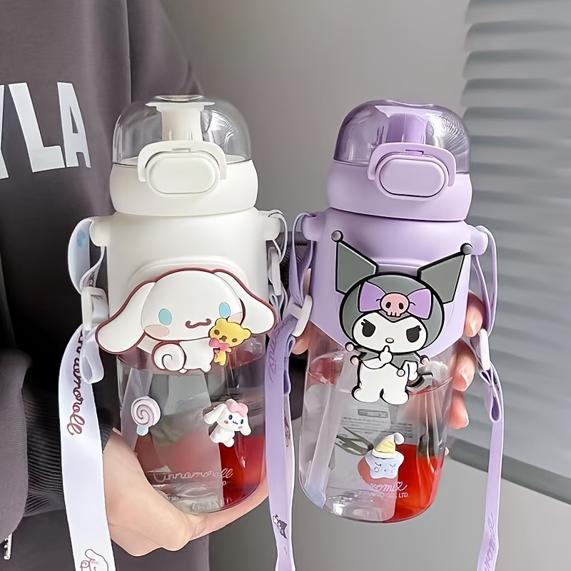 Kawaii Sanrio Pochacco Hello Kitty Cinnamoroll Cartoon 1200Ml Straw  Insulation Water Cup High Capacity Portable Life Supplies