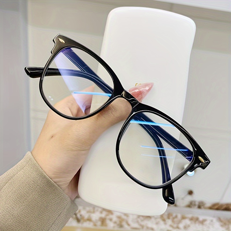 Montatura per occhiali quadrata Anti luce blu donna uomo montature per  occhiali ottici per Computer decorazione