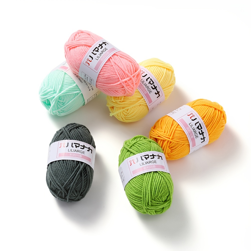 Generic 50G Milk Sweet Soft Cotton Baby Threads For Knitting Wool Yarn  Fiber Velvet Hand Knitting Wool Crochet Yarn For DIY Sweate @ Best Price  Online