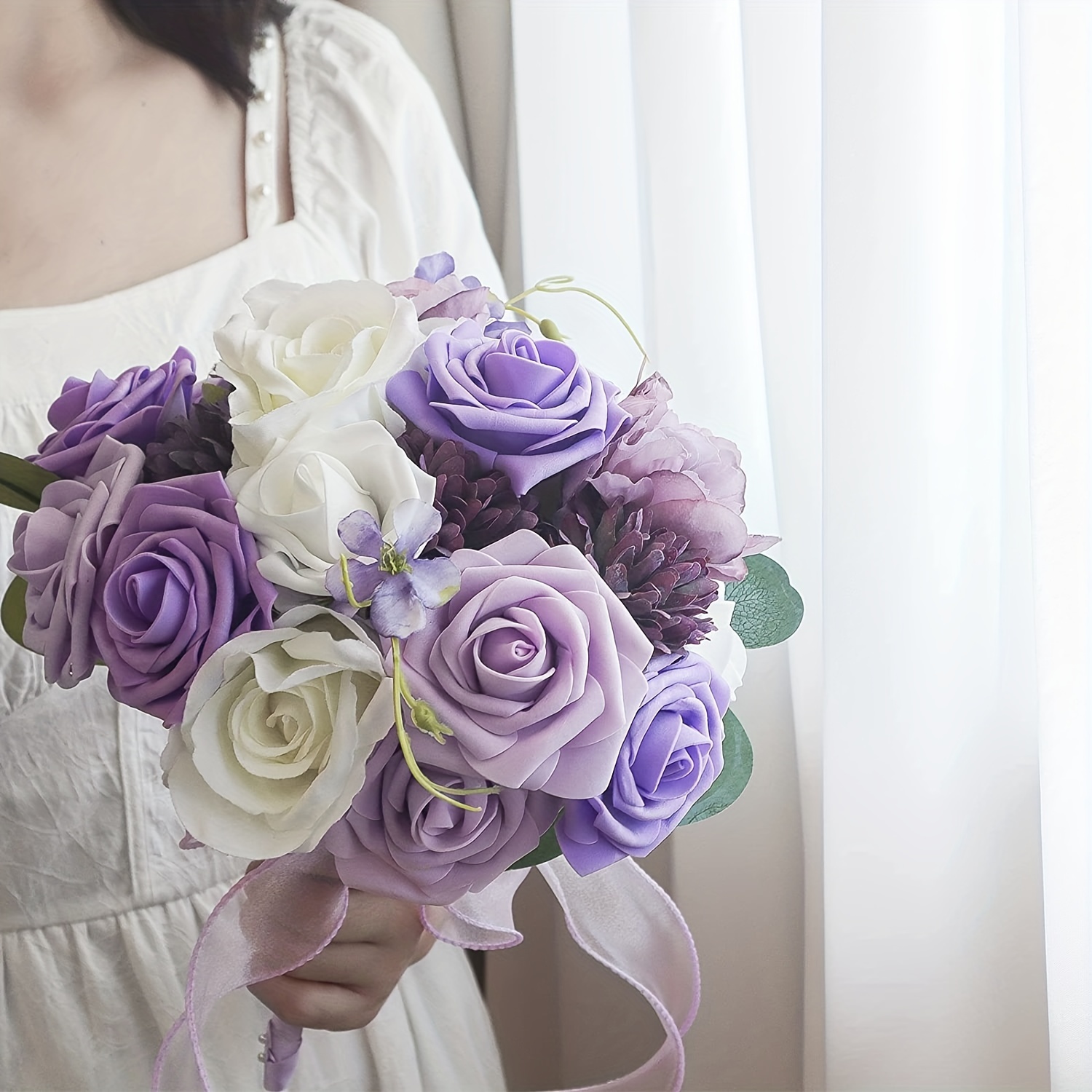 60 Fiorellini Finti Per Decorazioni, Fiori Finti, Roselline Finte