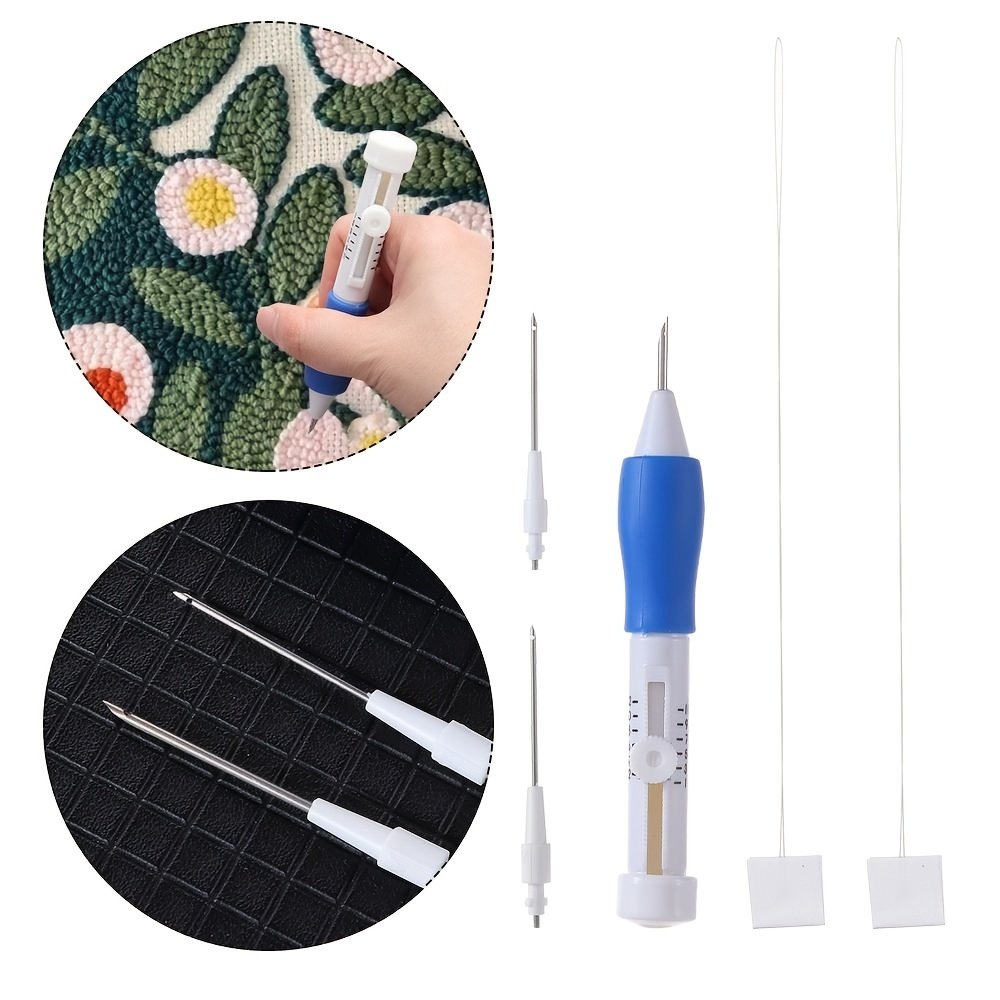 1PC Embroidery Punching Needle Kit Magic Embroidery Needle Pen Knitting  Tool For Knitting DIY Sewing Tools