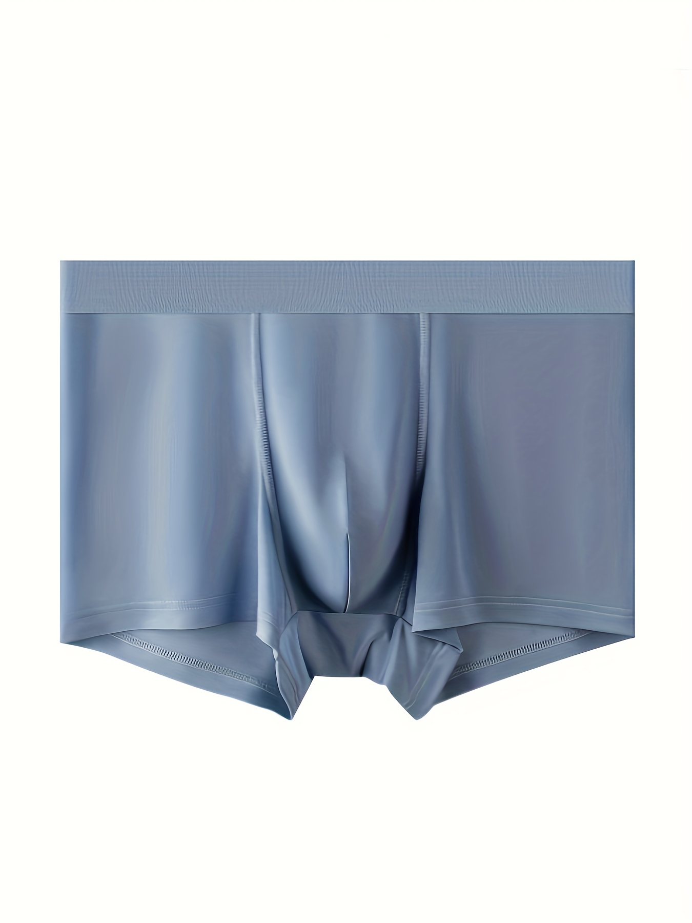 Satin Ice Silk Seamless Shaping Briefs, Ice Silk Stretch Panties