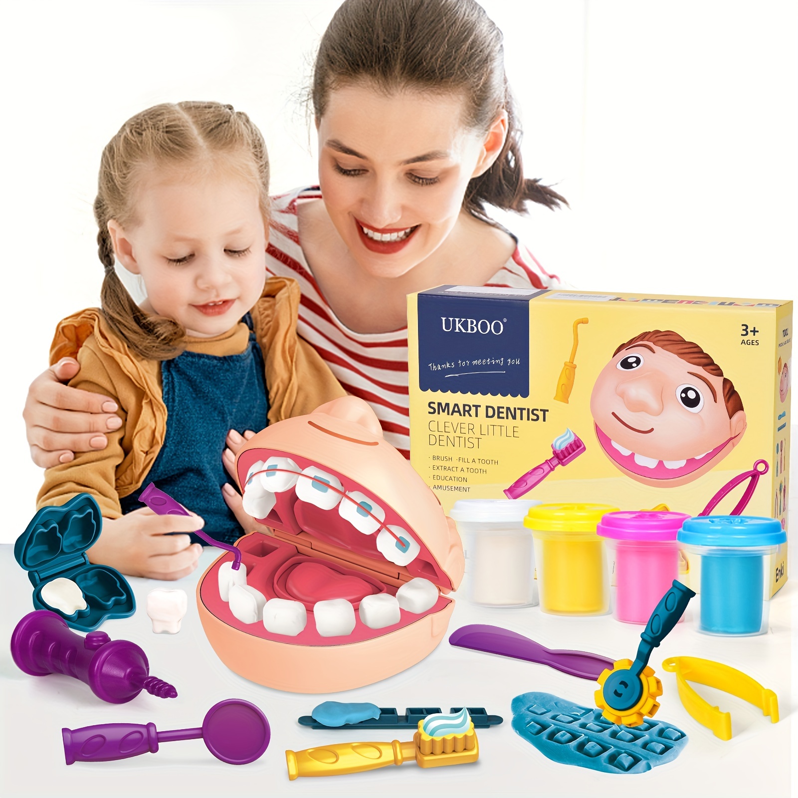 Kids' Pretend Play Dentist Kit: A Fun And Educational - Temu
