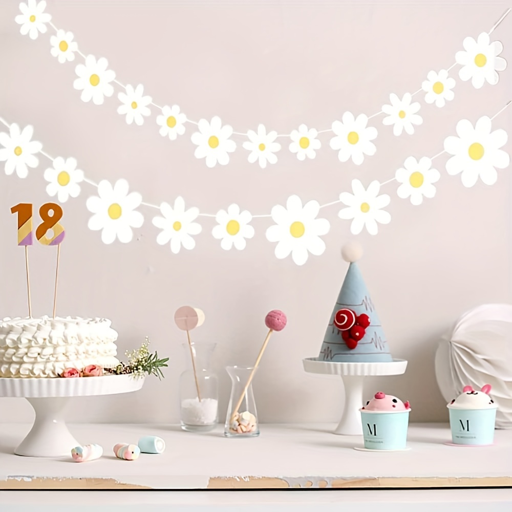 Groovy One Daisy 1st 2nd Birthday Party Decorations - Temu