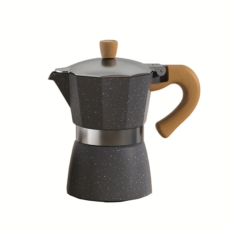 Moka Pot, Italian Coffee Maker, Coffee Pot 3 cup/5 OZ Stovetop Espresso  Maker for Gas or Electric Ceramic Stovetop Camping Manual Cuban Coffee