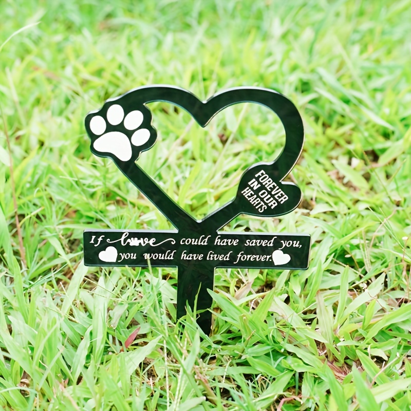 Memorial Grave Markers Pet Memorial Stake Dog Claw Sympathy Temu