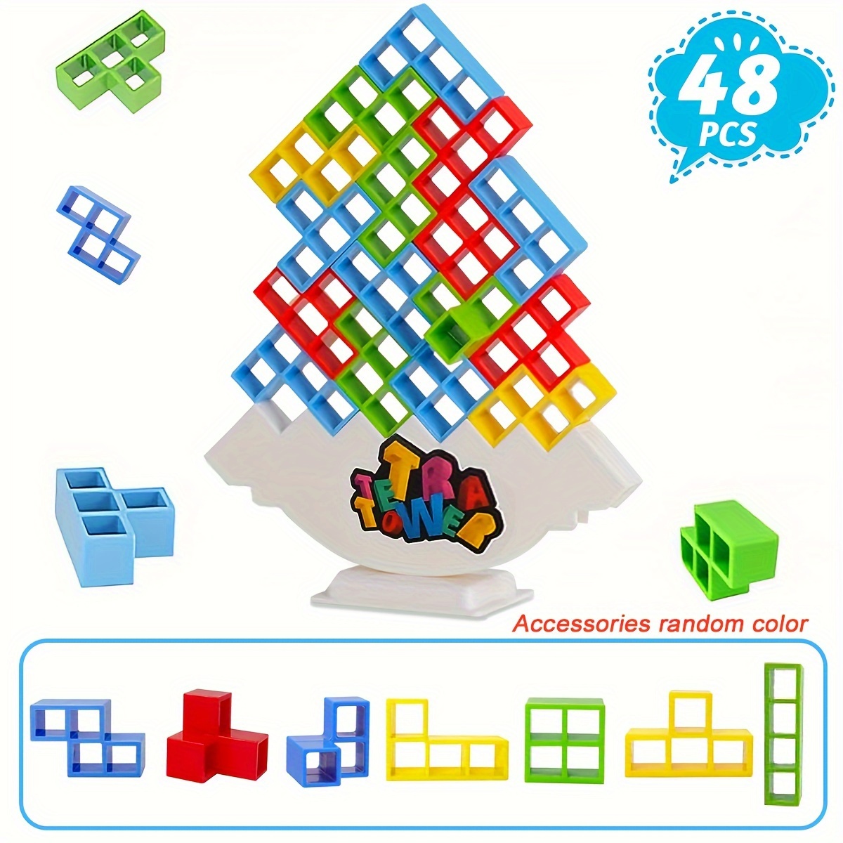 16 шт. игра Tower Balance Stacking Blocks - Temu Latvia