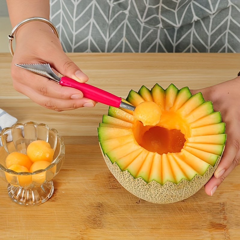 Stainless Steel Fruit Ball Digger Reusable Watermelon Spoon - Temu