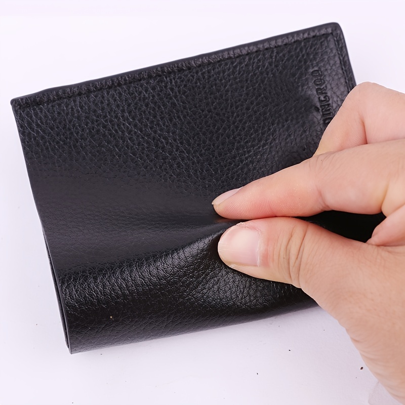 Male Wallet Genuine Leather Luxury High Quality Slim Coin Card Holder  Pocket Bag Small Black Badge