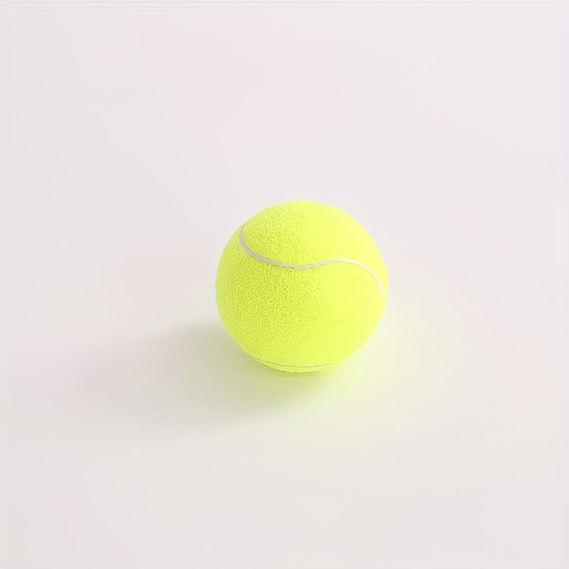 

Interactive Squeaky Tennis Ball For Dogs - Rubber, Bite-resistant, Ideal For Training & Play